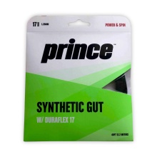 Prince Tennis String Synthetic Gut Duraflex (Allround+Durability) black 12m Set